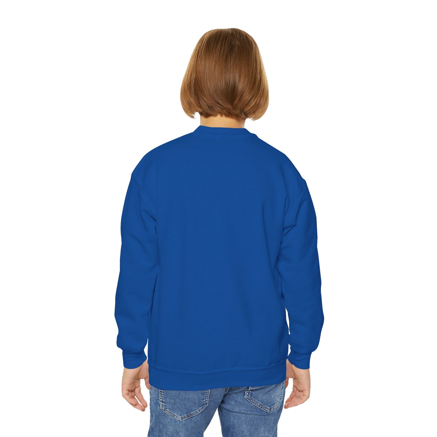 Jack and Jill Youth Sweatshirt - White JJ Circle