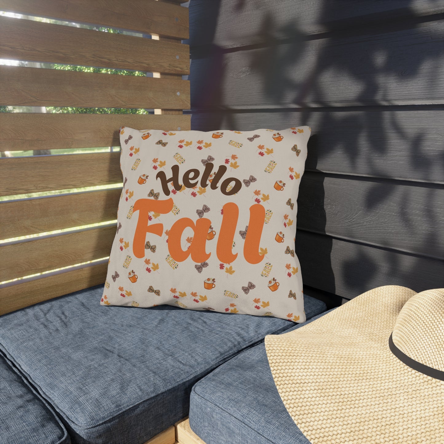 Outdoor Spiced Pillows – Waterproof & UV-Resistant Fall Patio Décor