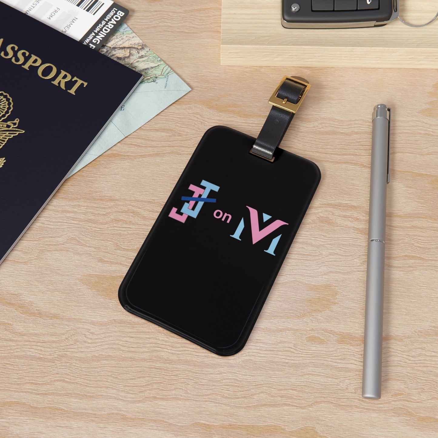 JJ on MV - Luggage tag