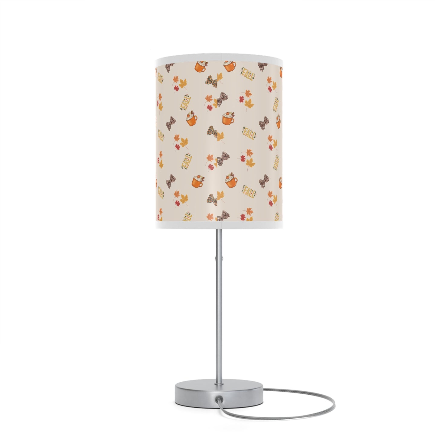 Spiced Lamp on Stand – Cozy Fall Accent Light for Home Décor