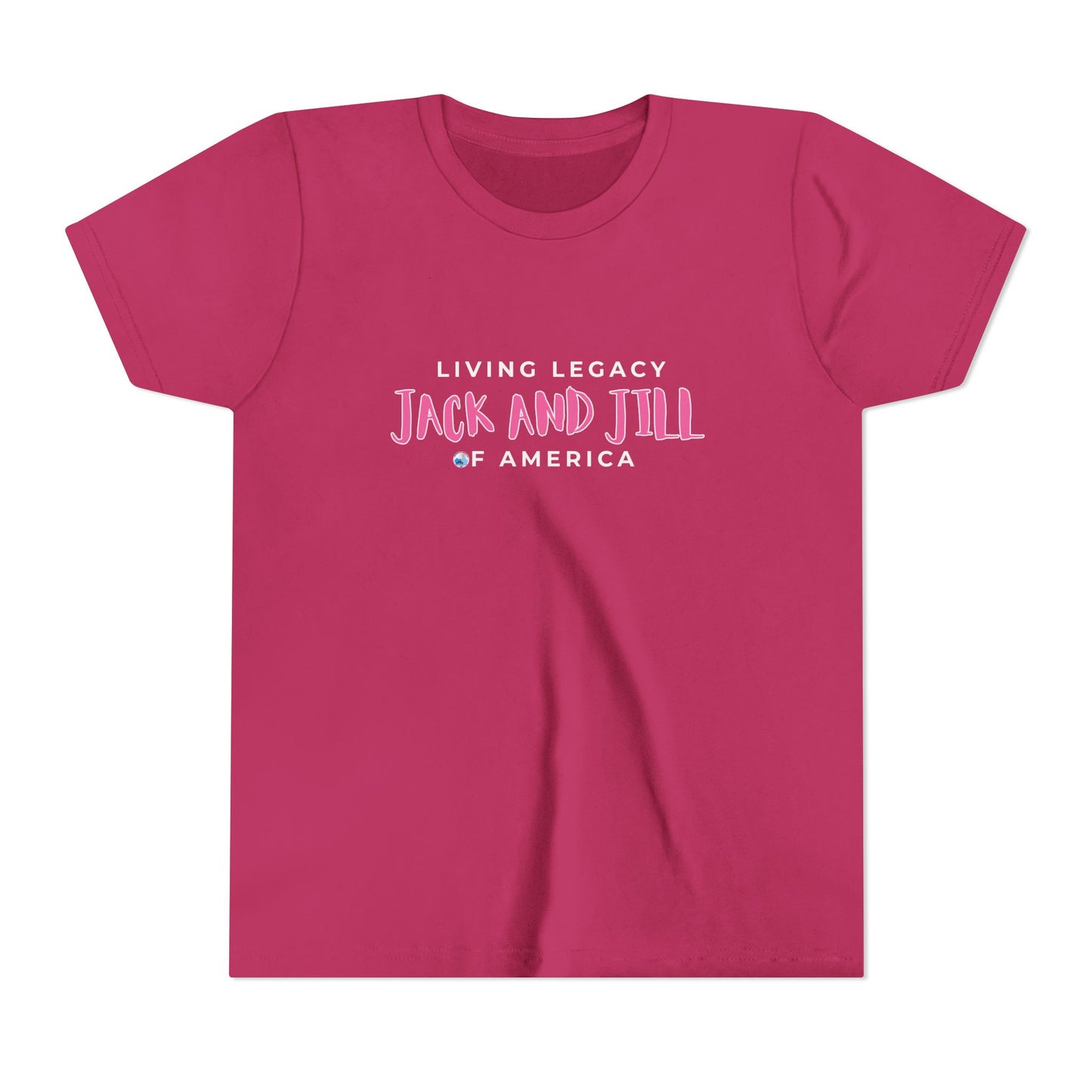 Jack and Jill Living Legacy - YOUTH T-Shirt Pink Design