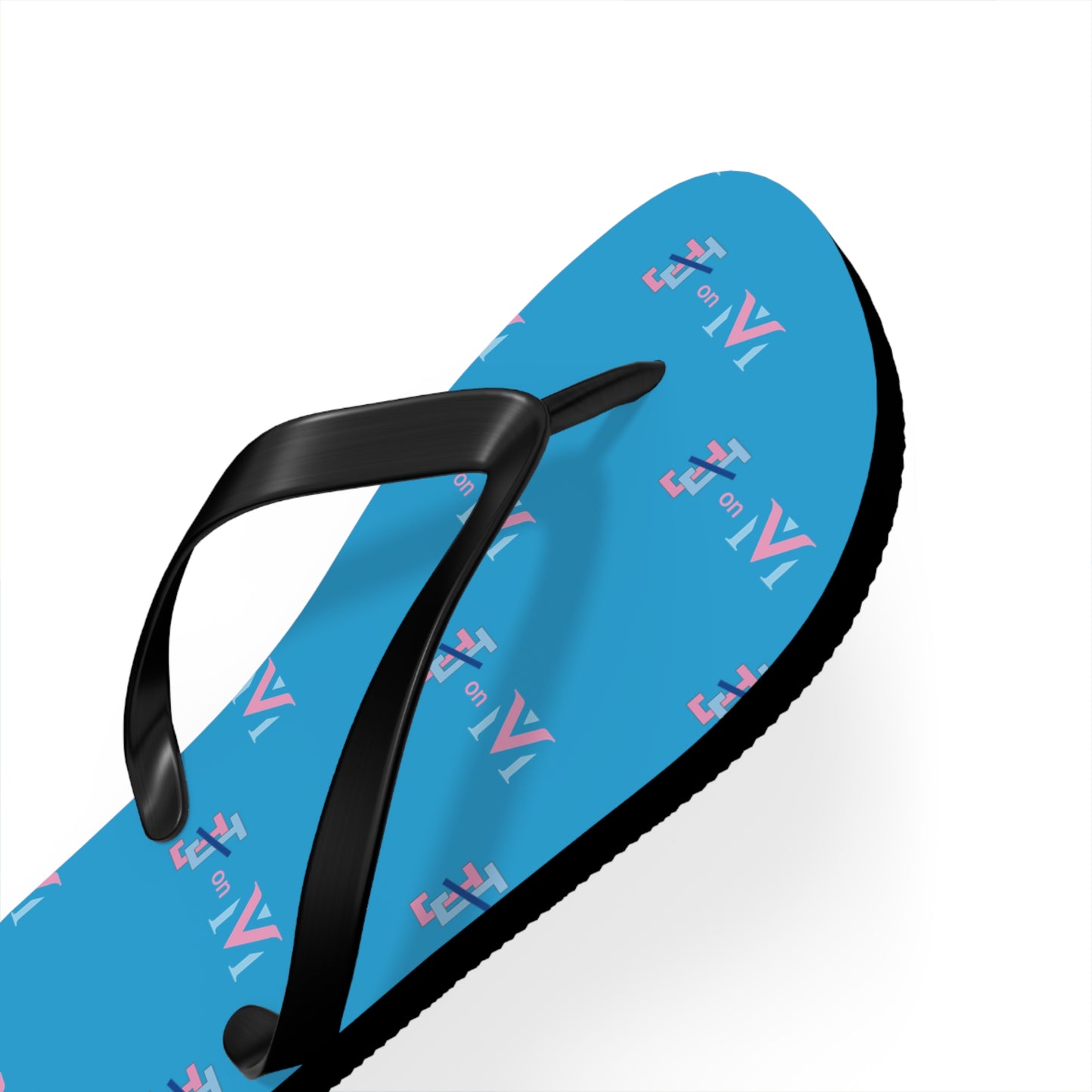 JJ on MV Flip Flops - Blue