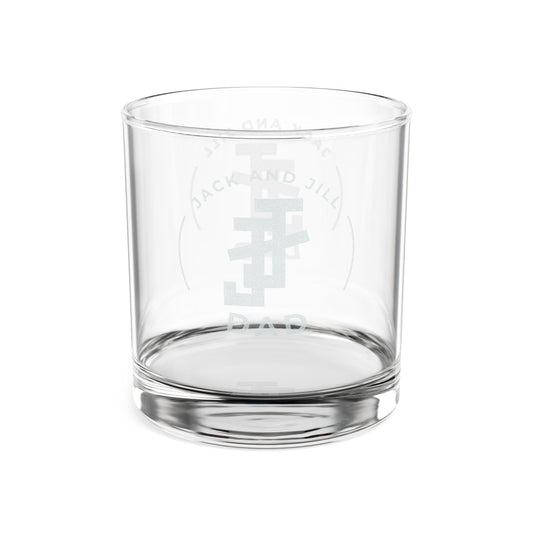 Jack and Jill DAD - Engraved 10.5oz Whiskey Glass