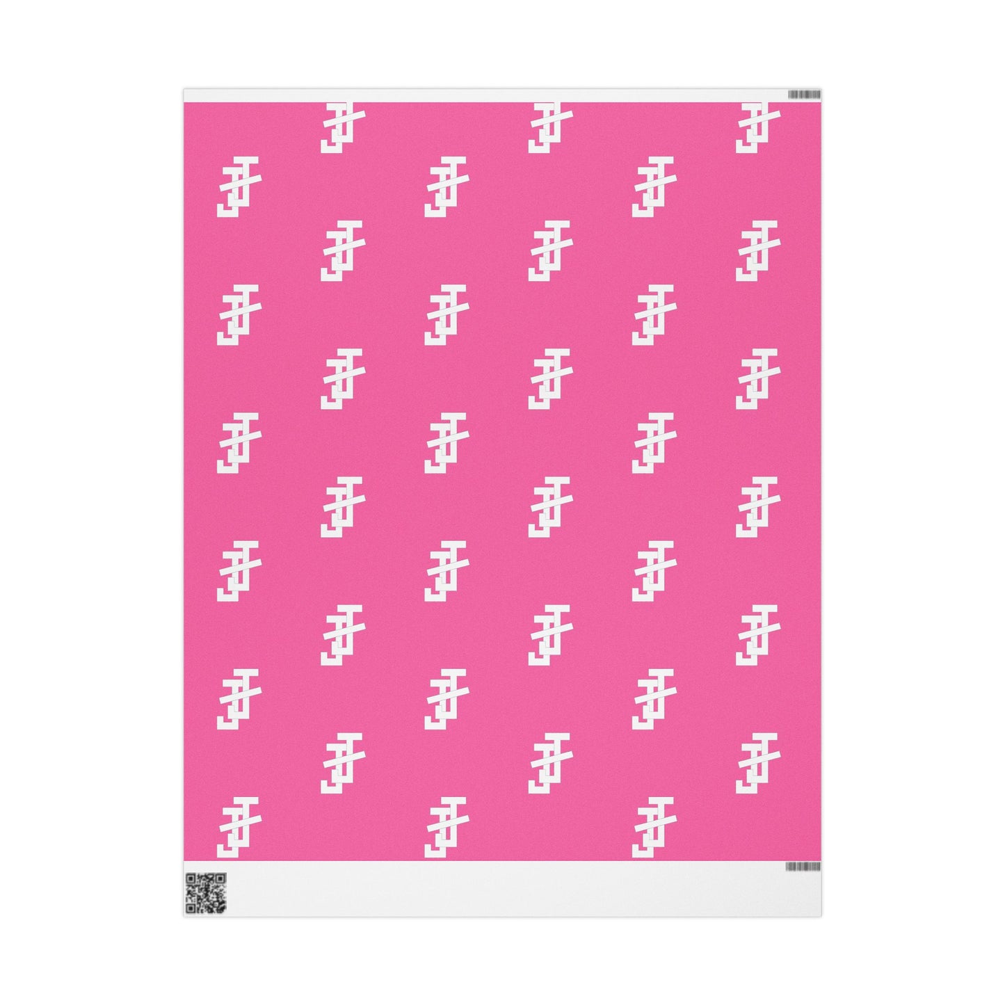 Jack and Jill Wrapping Paper - Vibrant Pink