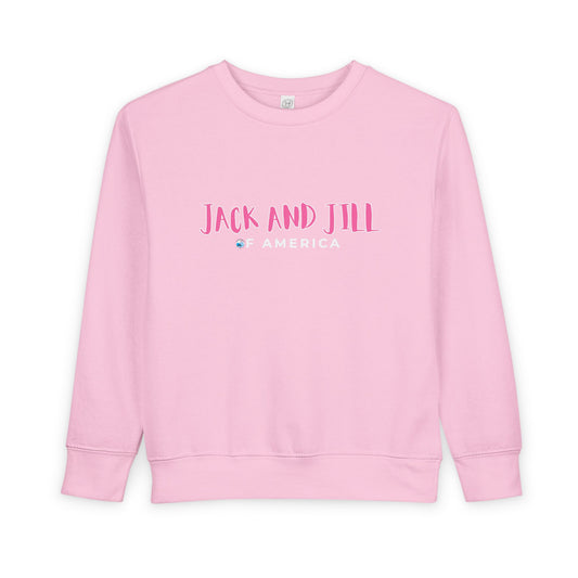 Jack and Jill of America Toddler Sweatshirt  - Pink