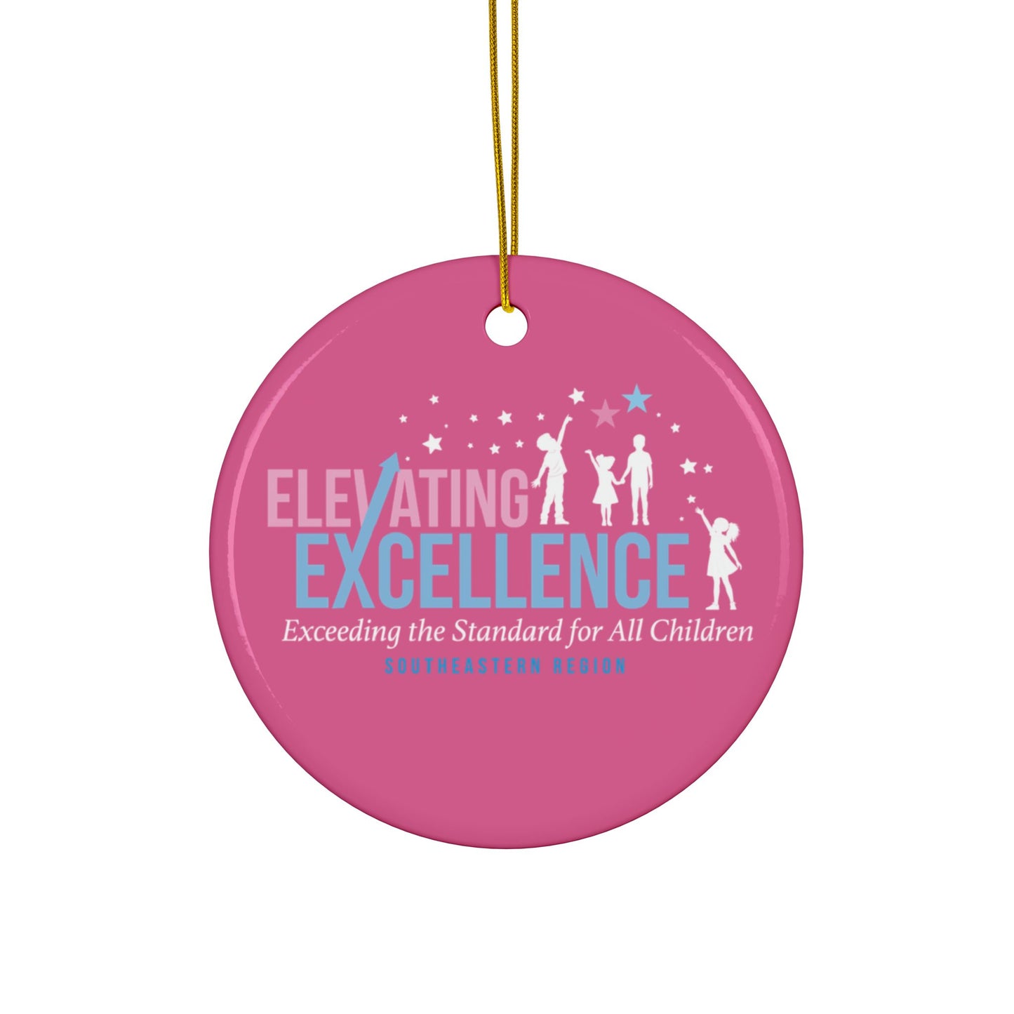 Elevating Excellence Jack and Jill Ceramic Ornament