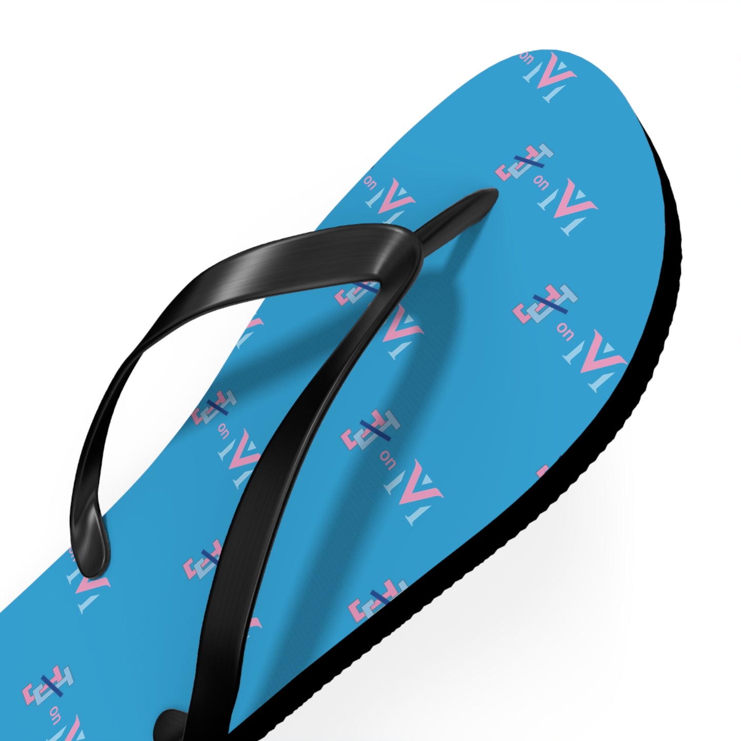 JJ on MV Flip Flops - Blue