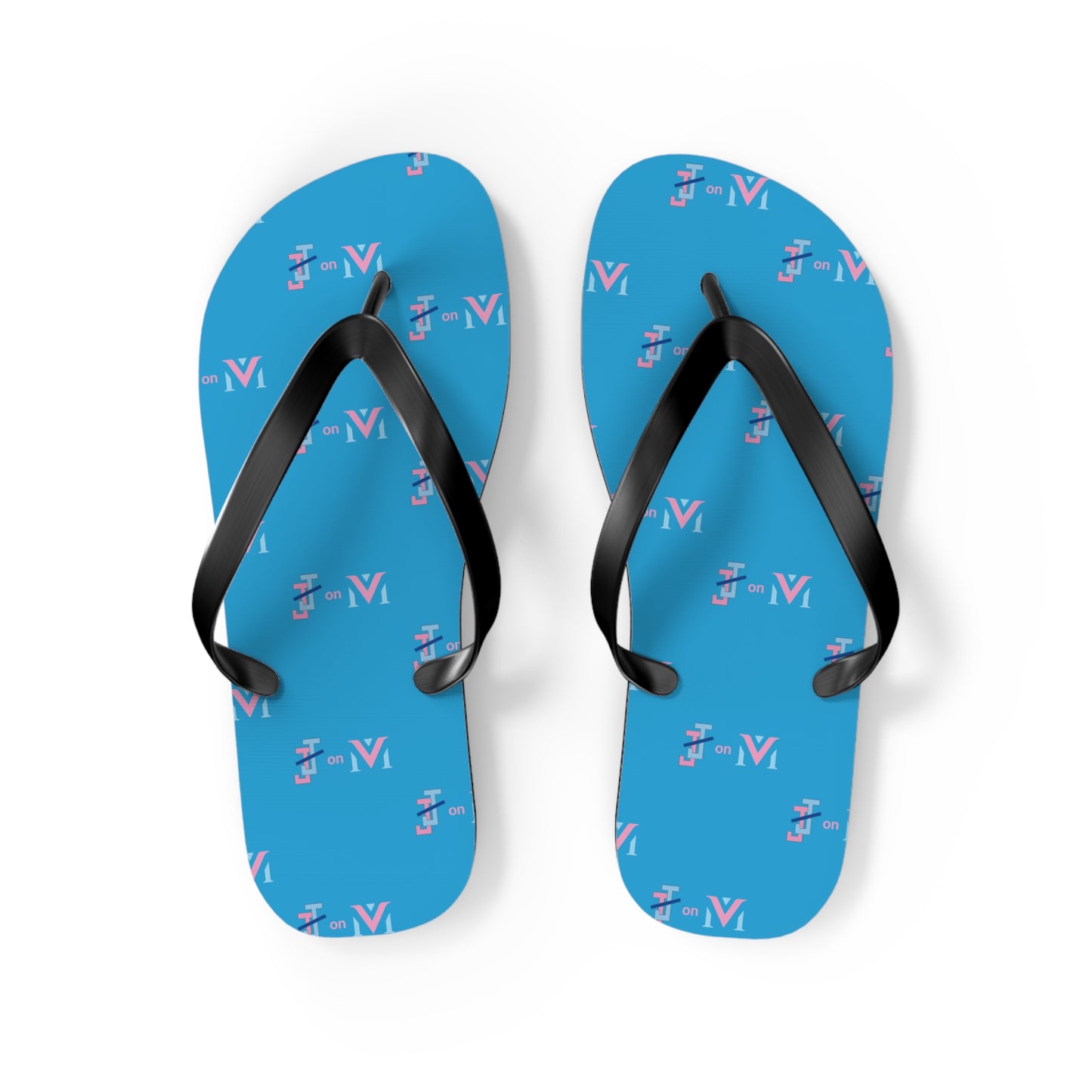 JJ on MV Flip Flops - Blue