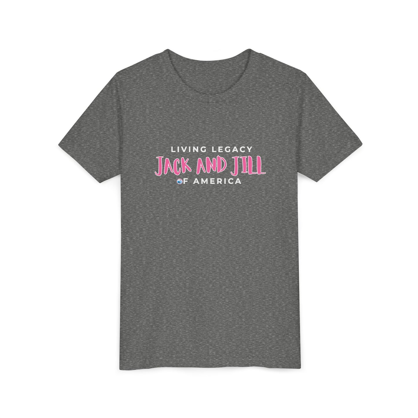 Jack and Jill Living Legacy - YOUTH T-Shirt Pink Design