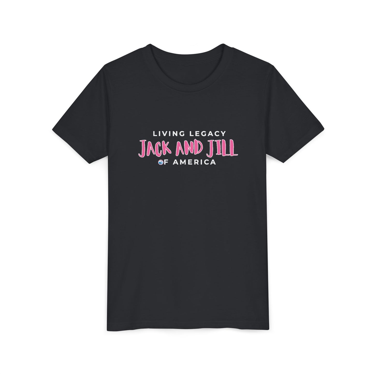 Jack and Jill Living Legacy - YOUTH T-Shirt Pink Design