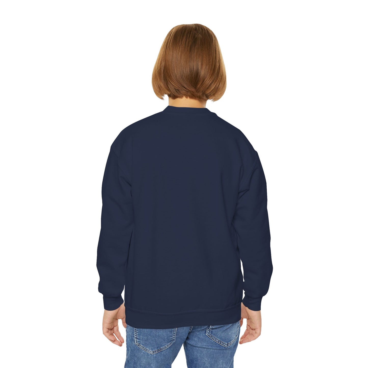 Jack and Jill Youth Sweatshirt - White JJ Circle