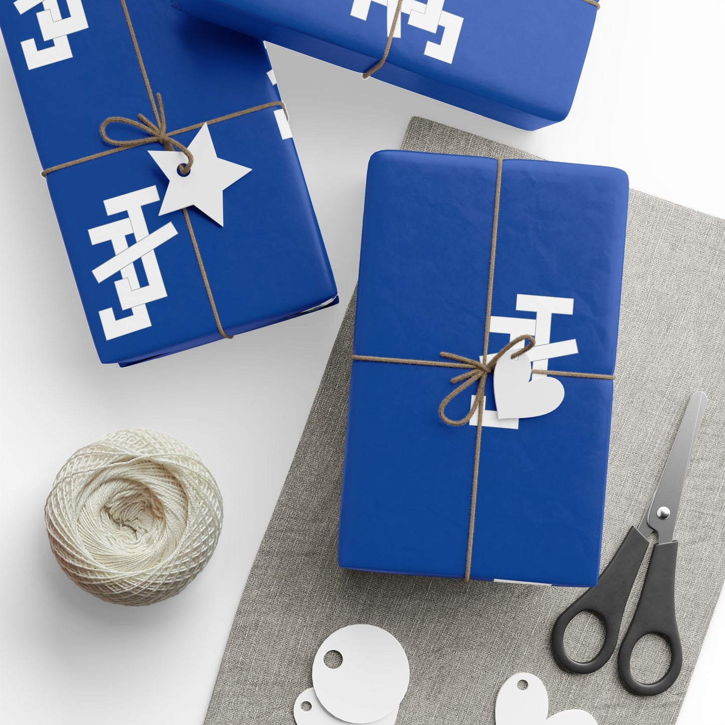 Jack and Jill Wrapping Paper -  Awesome Blue