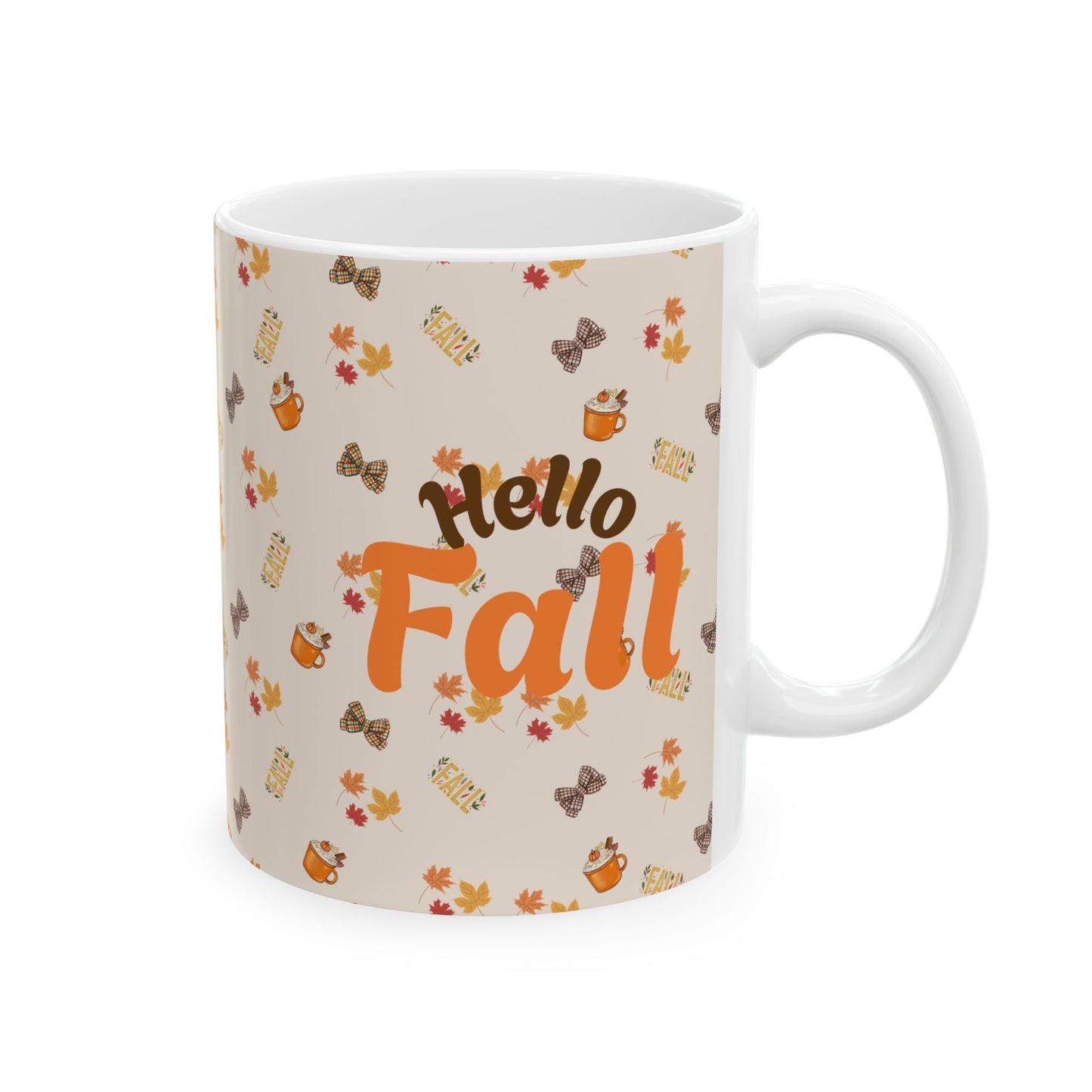 Spiced Fall Ceramic Mug – Cozy Coffee & Tea Cup