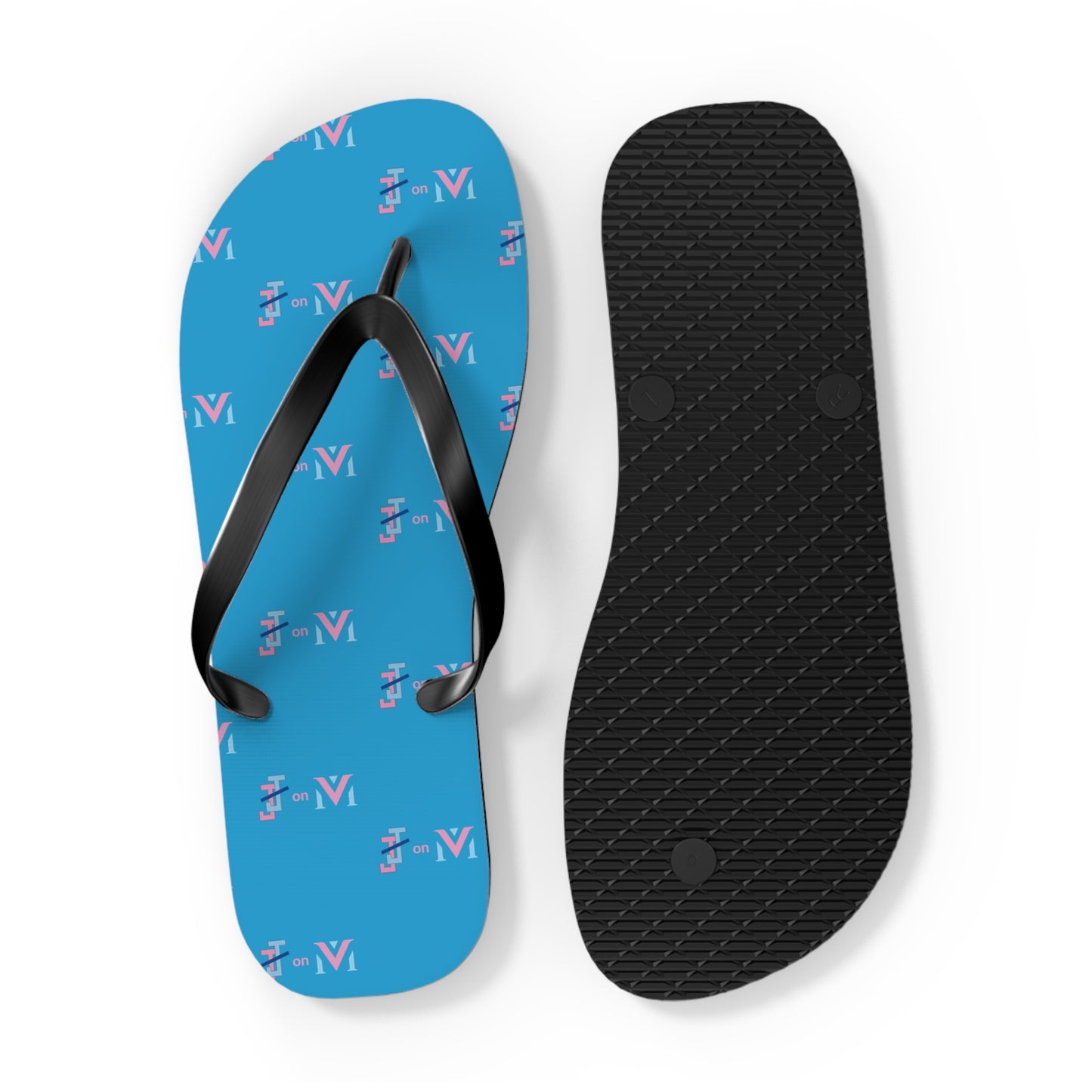 JJ on MV Flip Flops - Blue