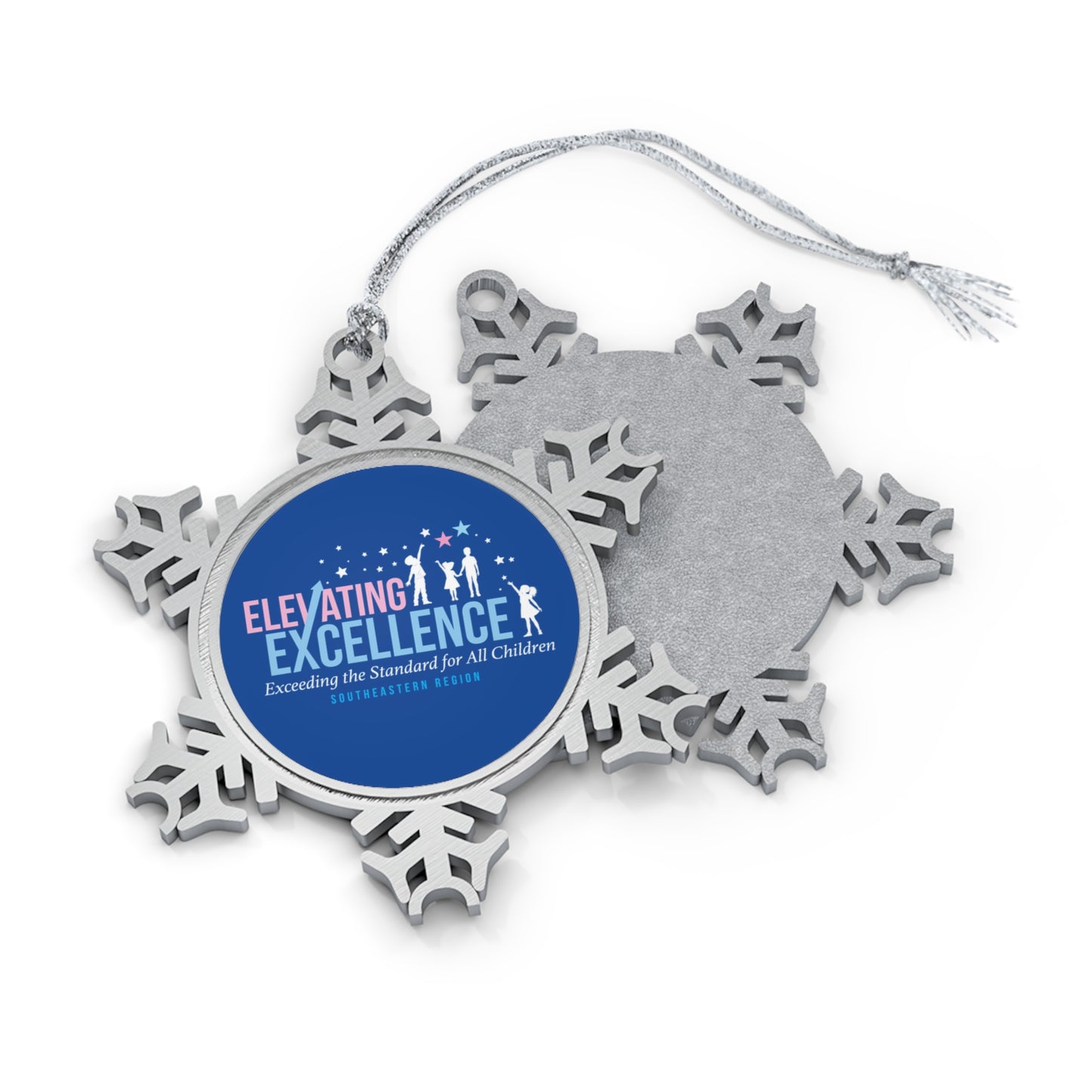 Elevating Excellence Pewter Snowflake Ornament