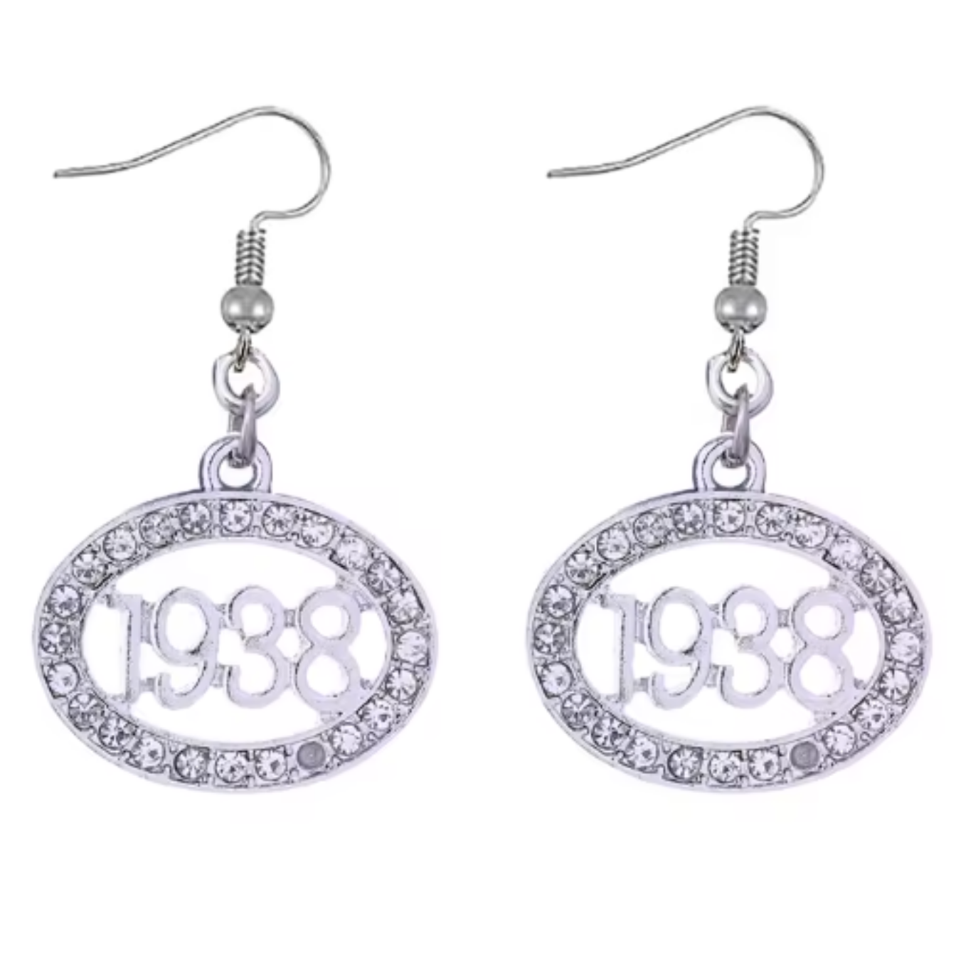 Jack and Jill 1938 Oval Earrings