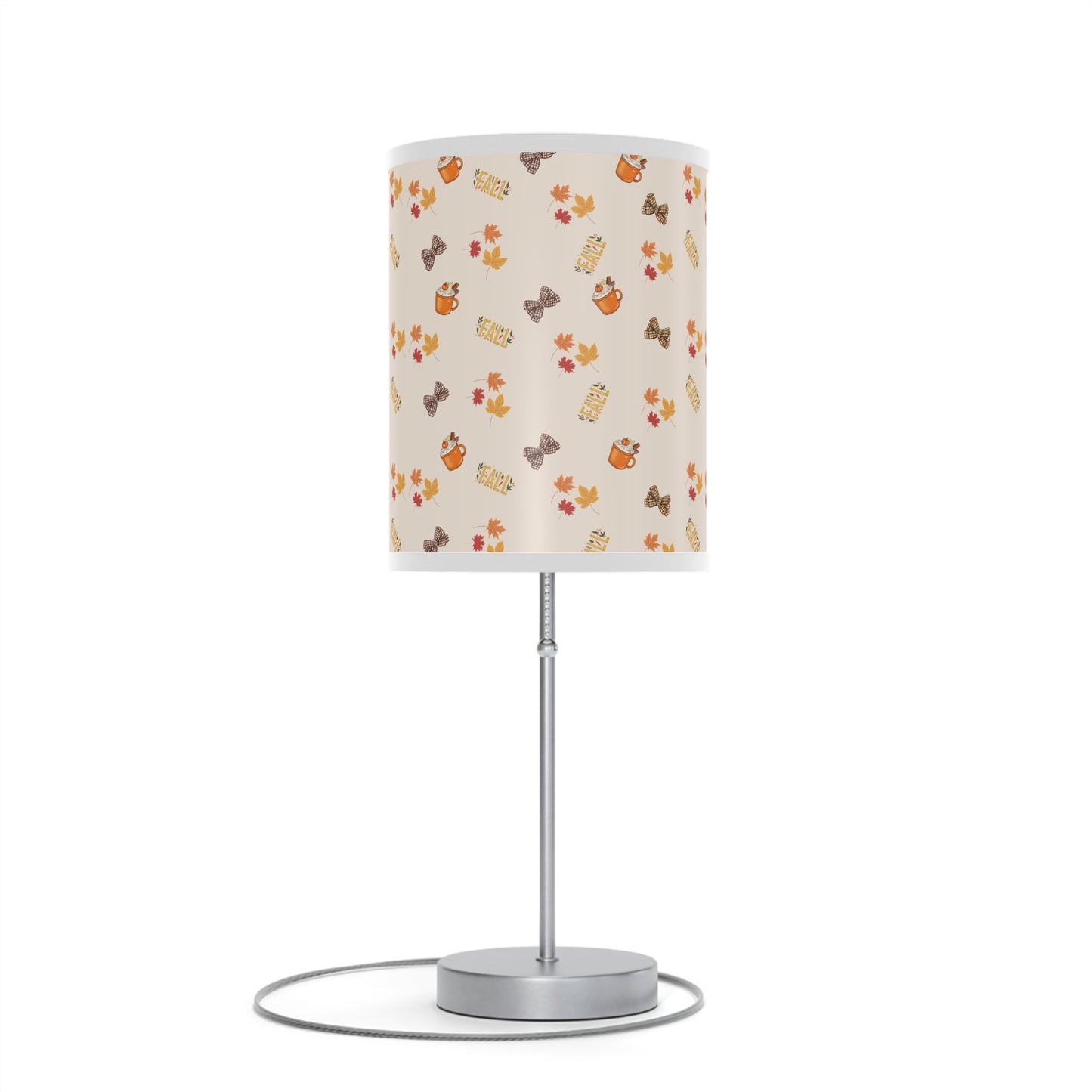 Spiced Lamp on Stand – Cozy Fall Accent Light for Home Décor