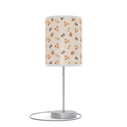 Spiced Lamp on Stand – Cozy Fall Accent Light for Home Décor