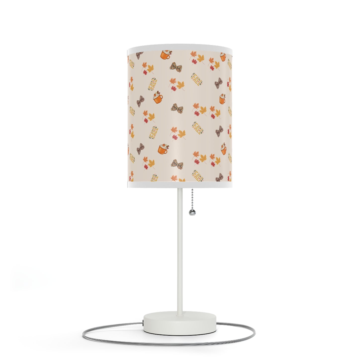 Spiced Lamp on Stand – Cozy Fall Accent Light for Home Décor