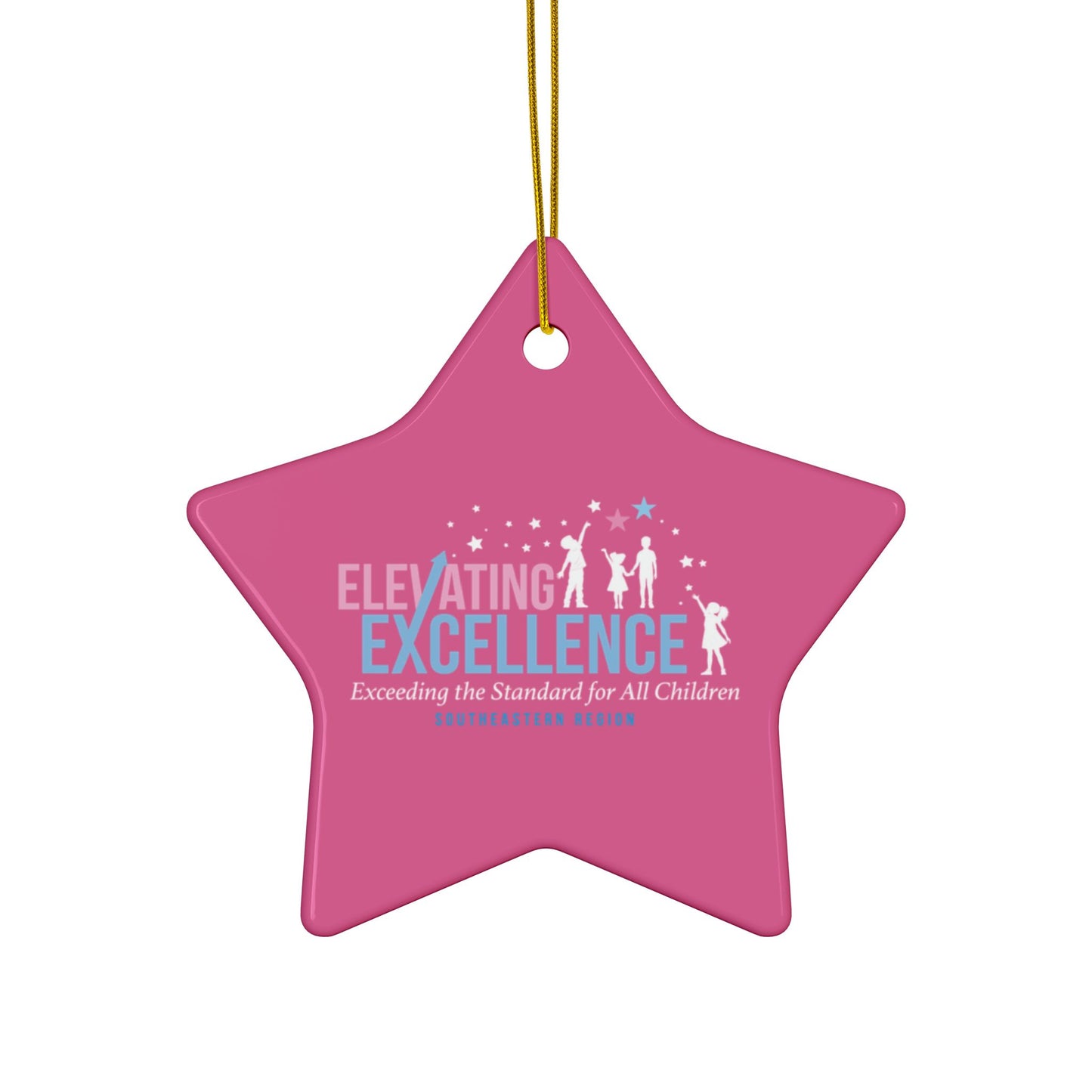 Elevating Excellence Jack and Jill Ceramic Ornament