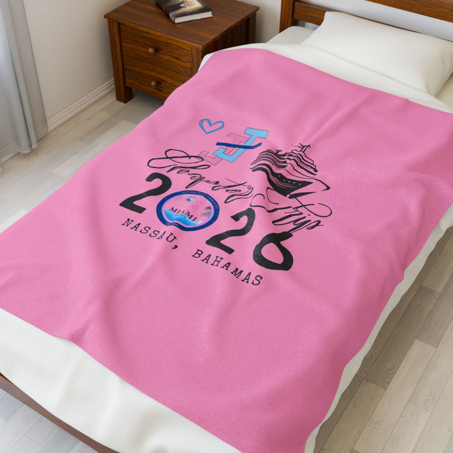 Miami Chapter Cruise 2026 Blanket - Pink