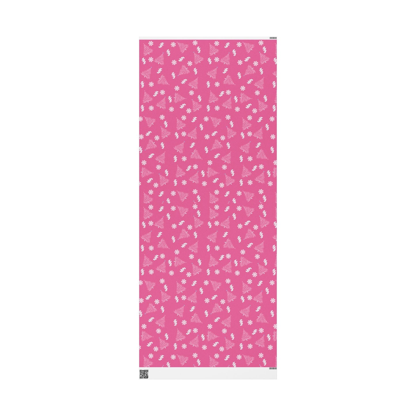 Jack and Jill Holiday Wrapping Paper - Pink