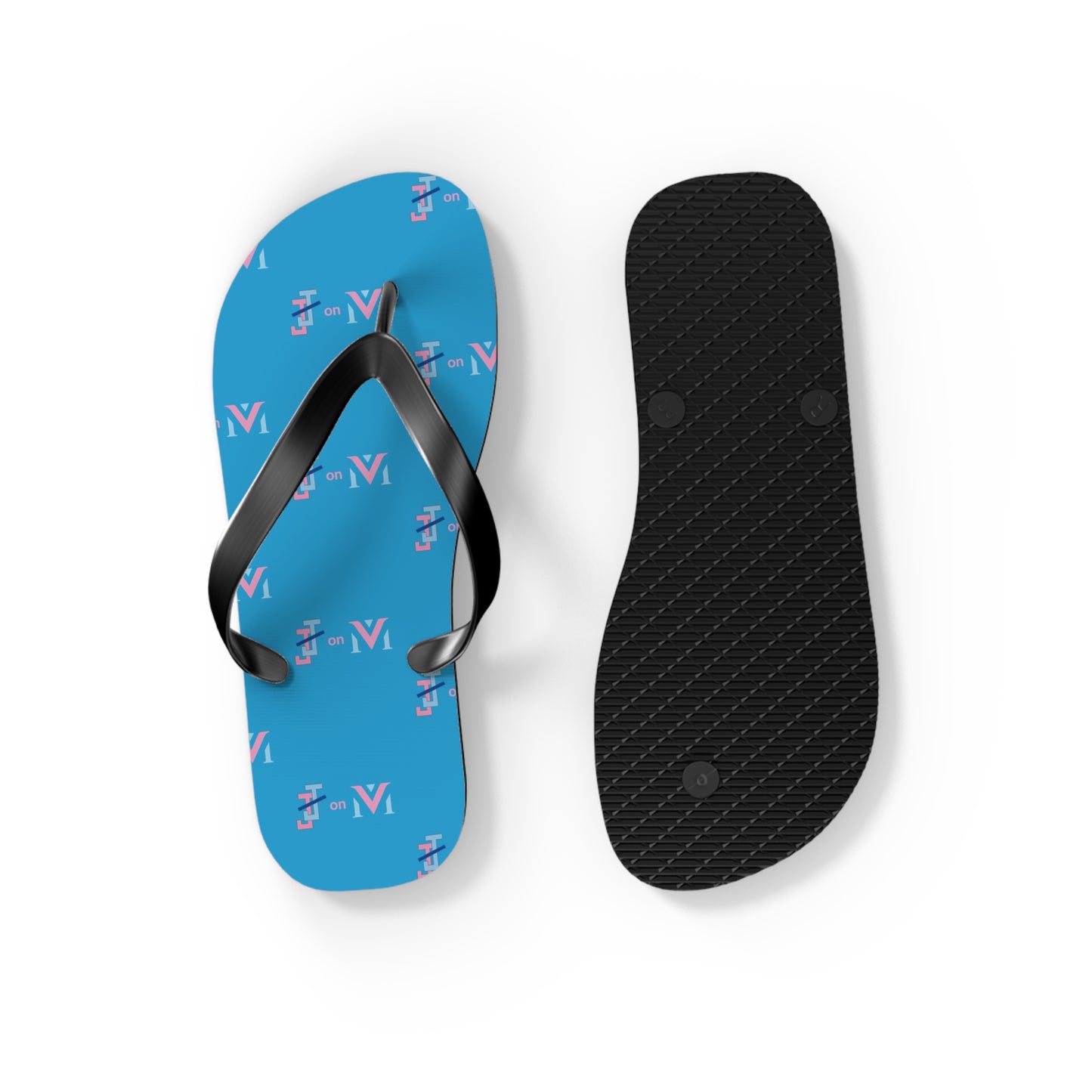 JJ on MV Flip Flops - Blue