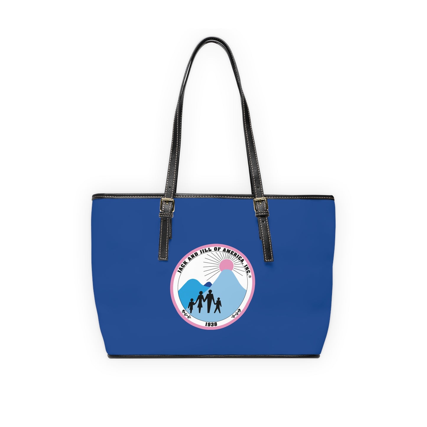 Jack and Jill Crest PU Leather Shoulder Bag -