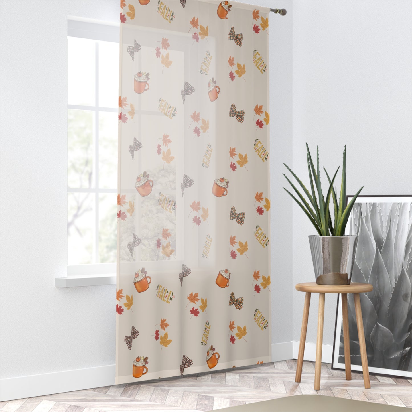 Spiced Window Curtains – Cozy Fall Seasonal Home Décor