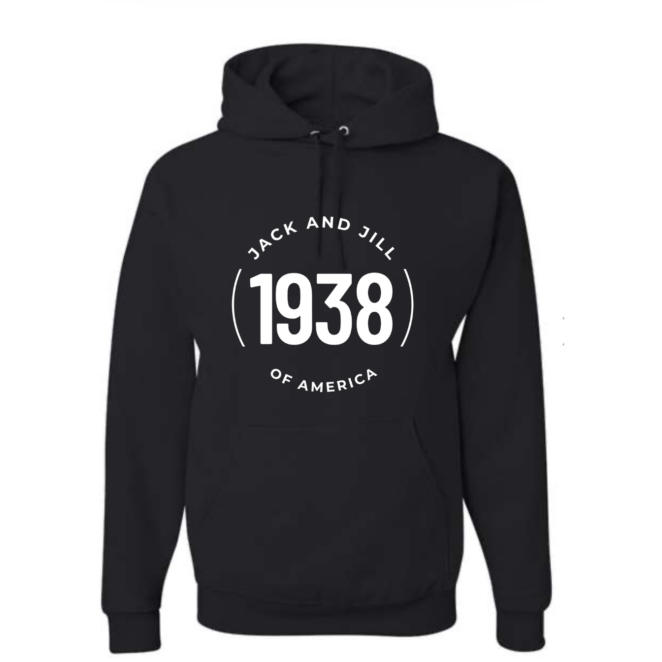 Jack and Jill Unisex Hoodie - White JJ Circle
