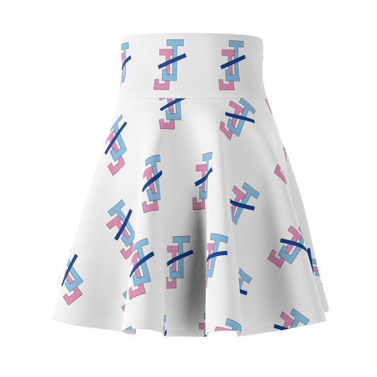 Jack and Jill Women's Skater Skirt - White