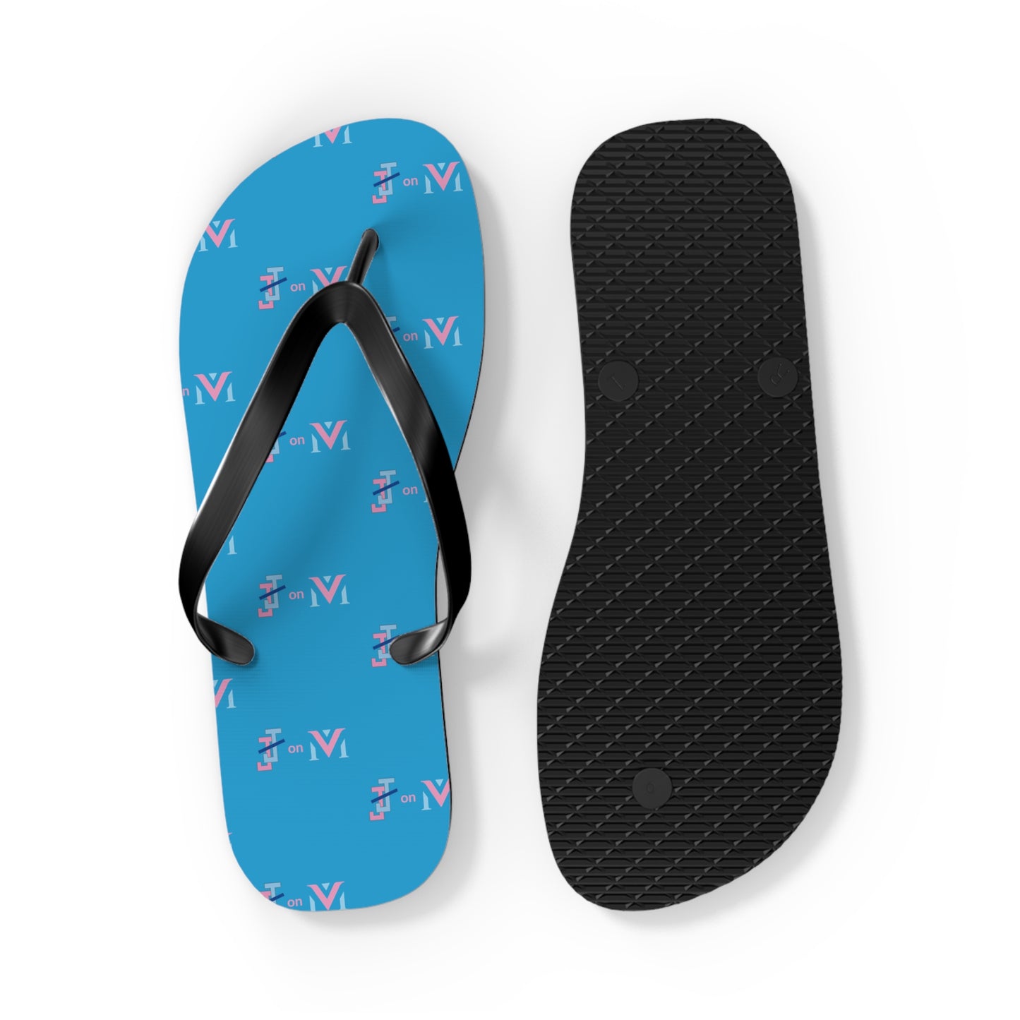 JJ on MV Flip Flops - Blue