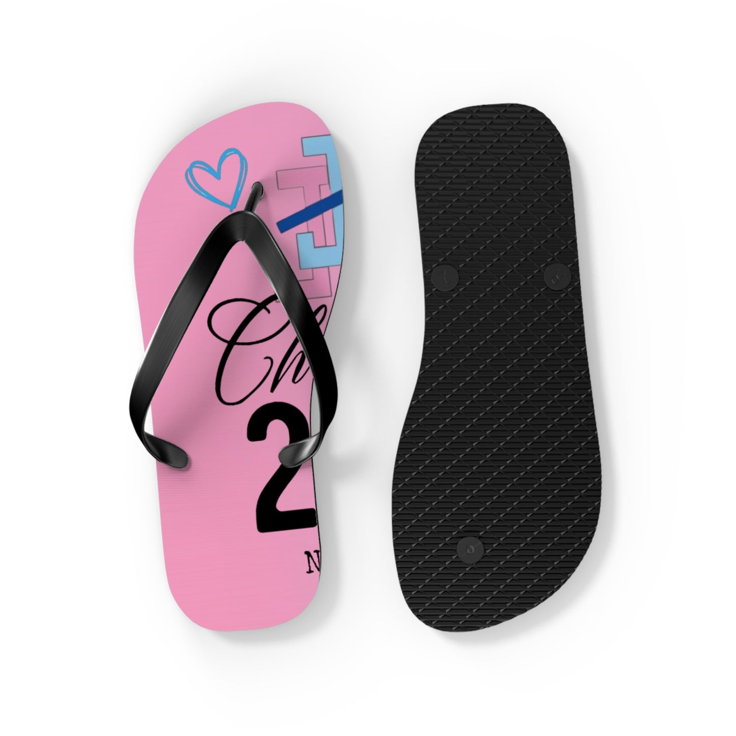 Miami Chapter - Beach Sandals Pink and Blue