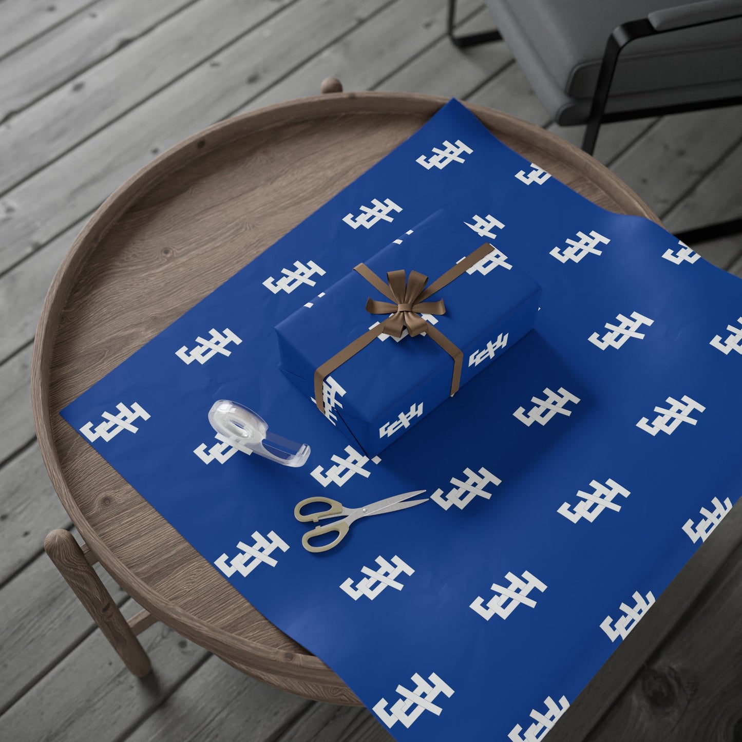 Jack and Jill Wrapping Paper -  Awesome Blue