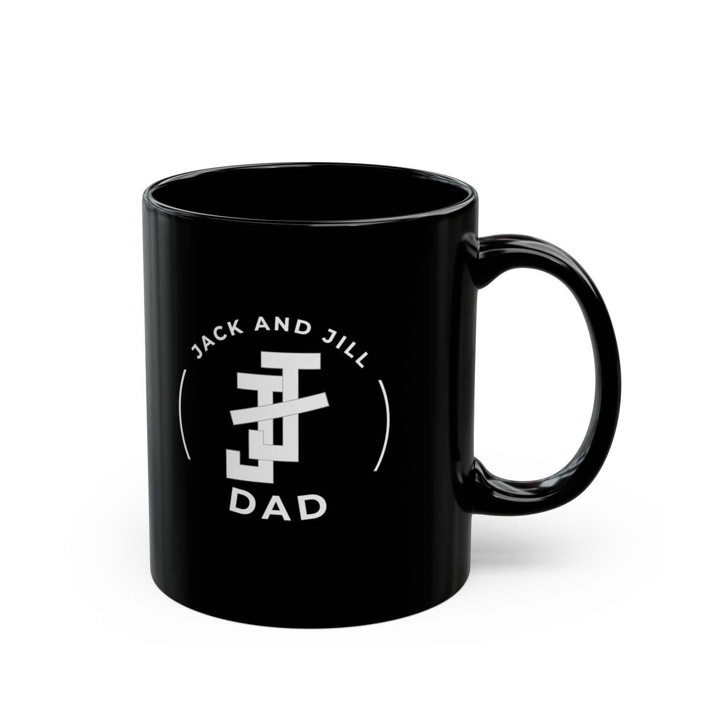 Jack and Jill Dad Black Coffee Mug — 11oz