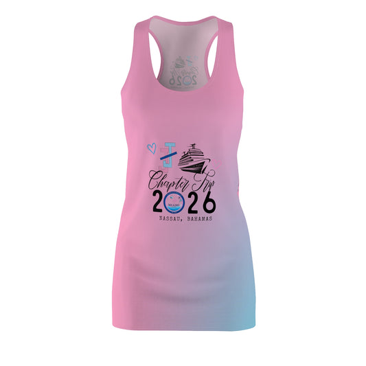 Cruise 2026 Chapter Trip Racerback Dress - Bahamas Vacation Tank Dress