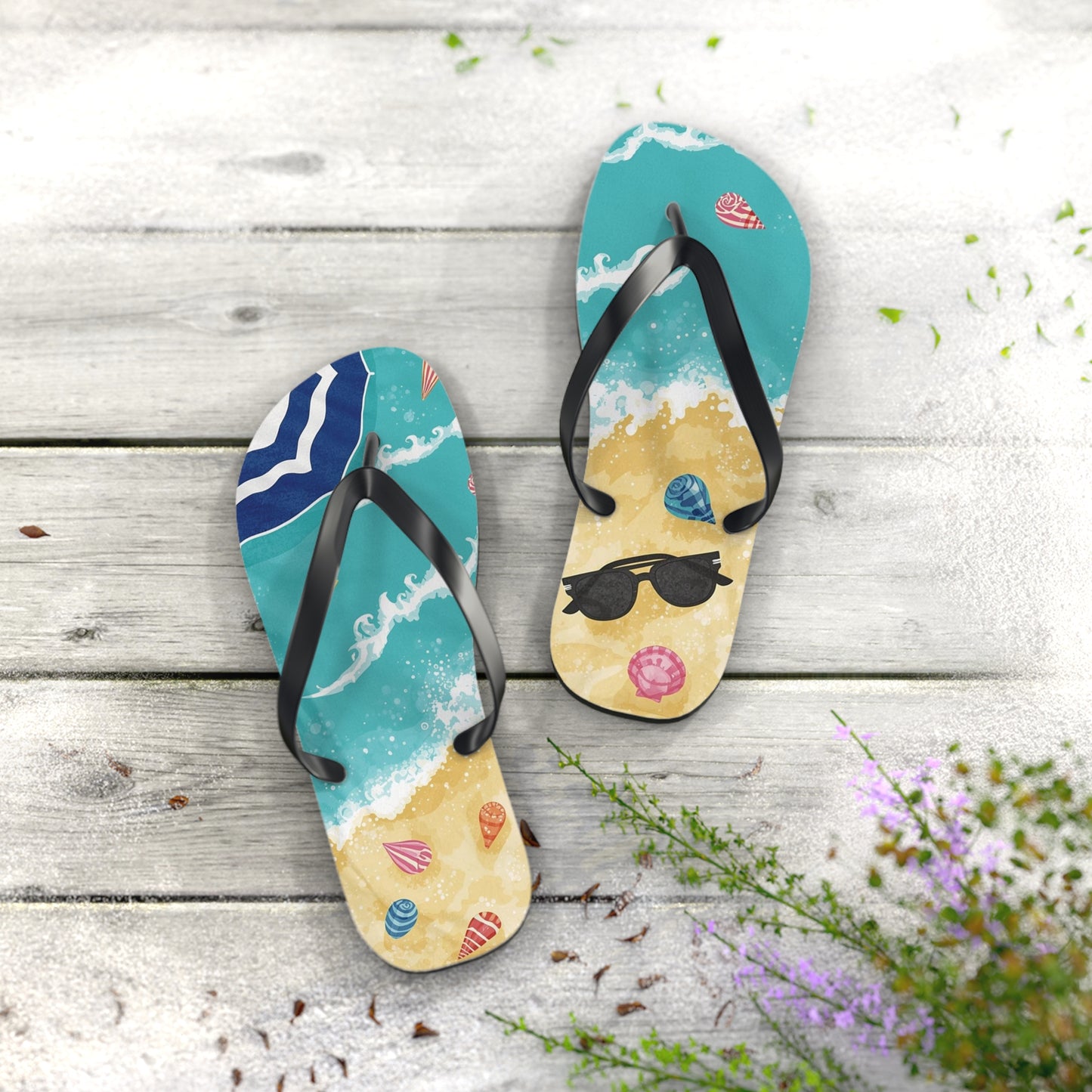 The Shore Beach Flip Flops