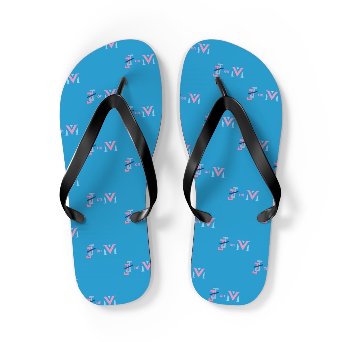 JJ on MV Flip Flops - Blue