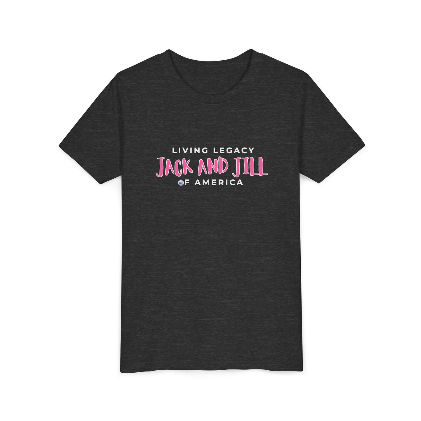 Jack and Jill Living Legacy - YOUTH T-Shirt Pink Design