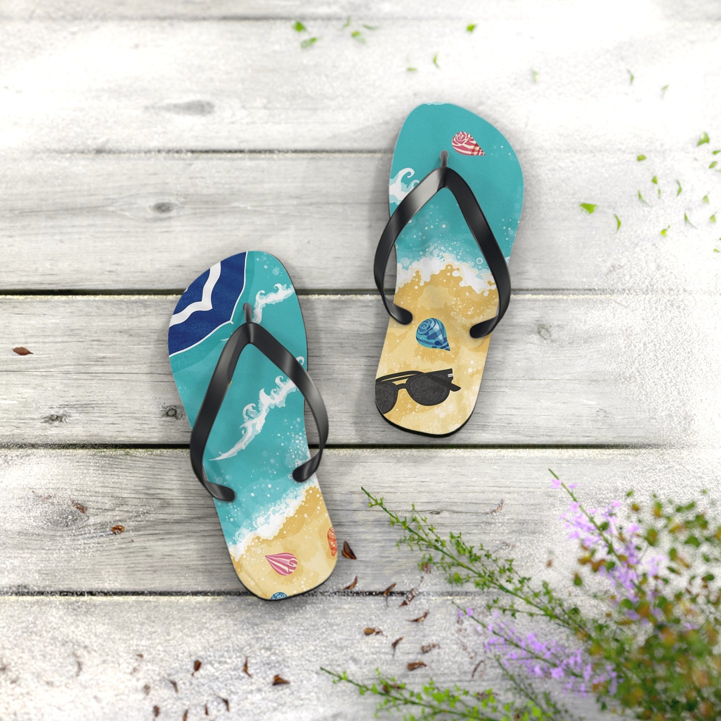 The Shore Beach Flip Flops