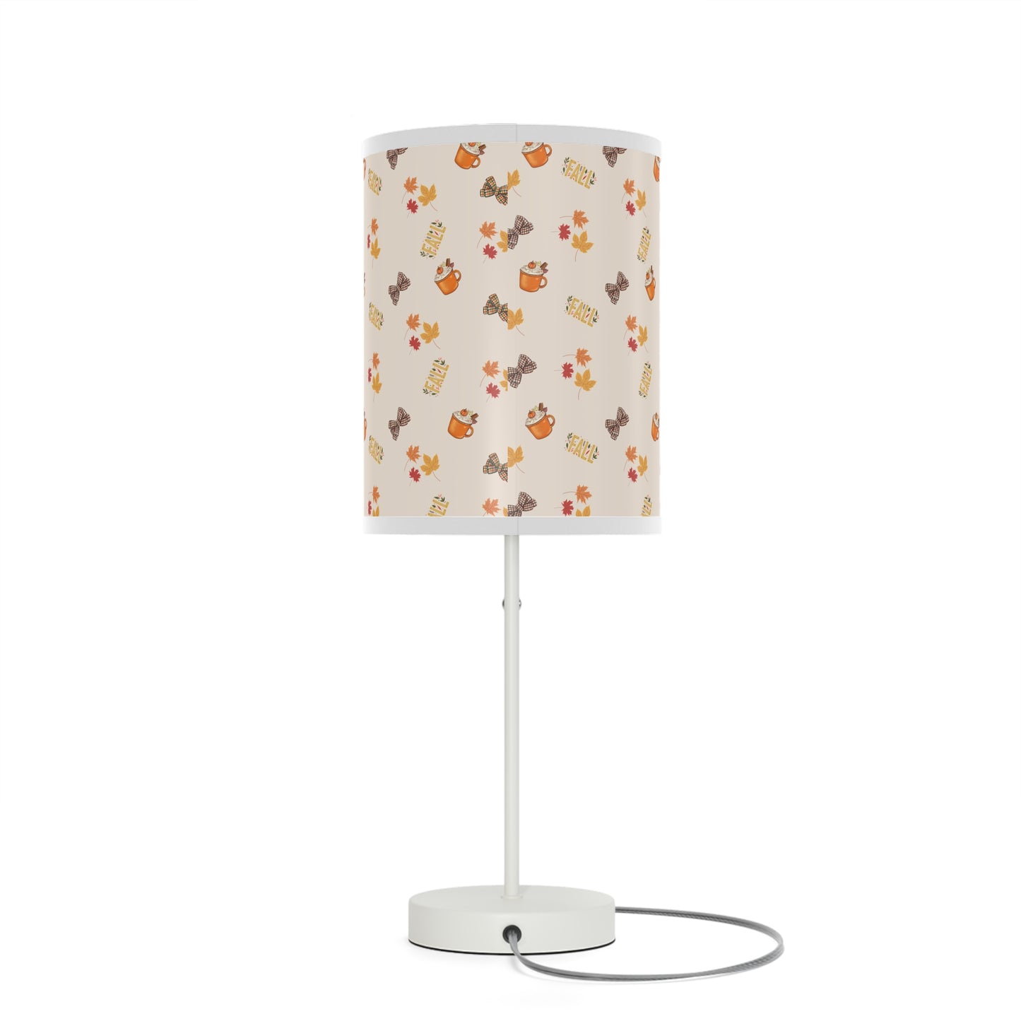 Spiced Lamp on Stand – Cozy Fall Accent Light for Home Décor