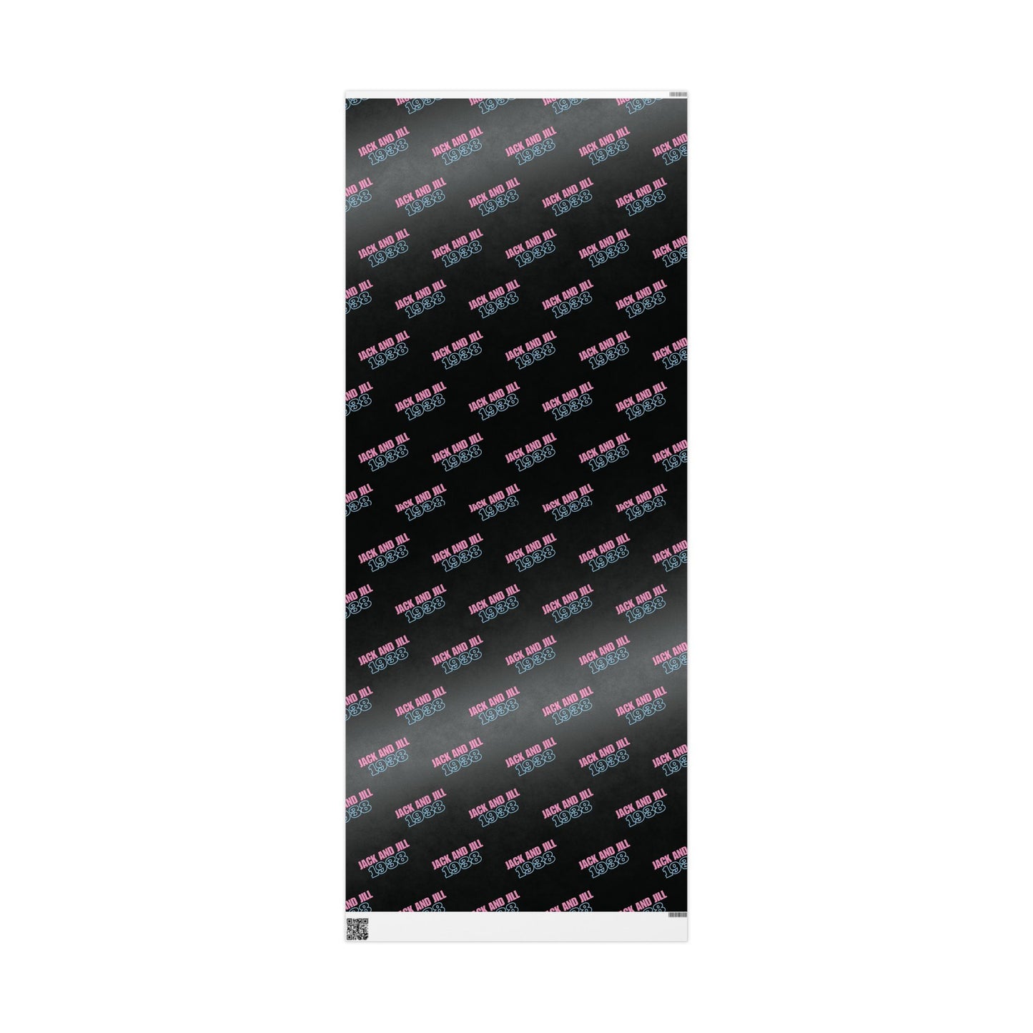 Jack and Jill 1938 Wrapping Paper - Black