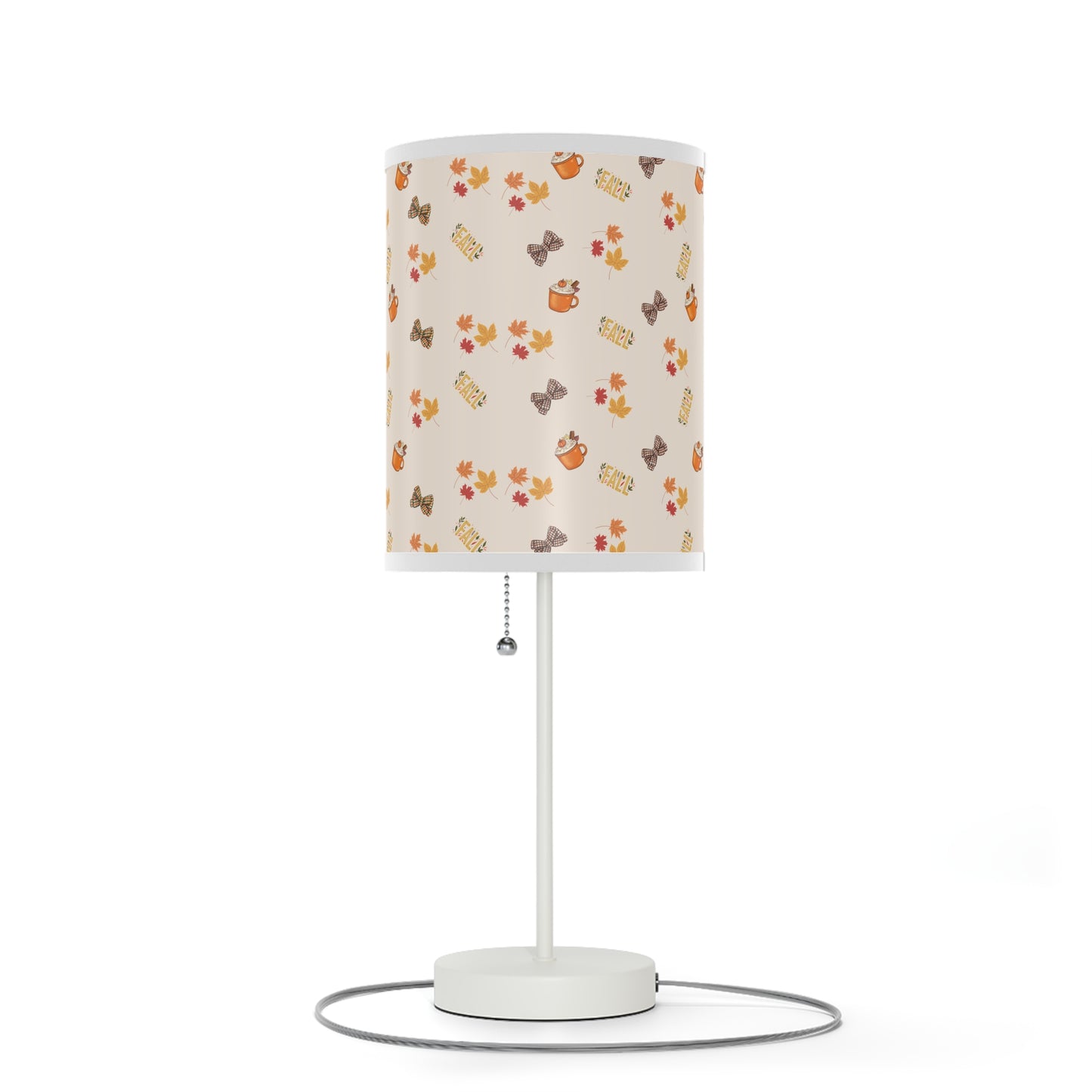 Spiced Lamp on Stand – Cozy Fall Accent Light for Home Décor