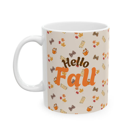 Spiced Fall Ceramic Mug – Cozy Coffee & Tea Cup