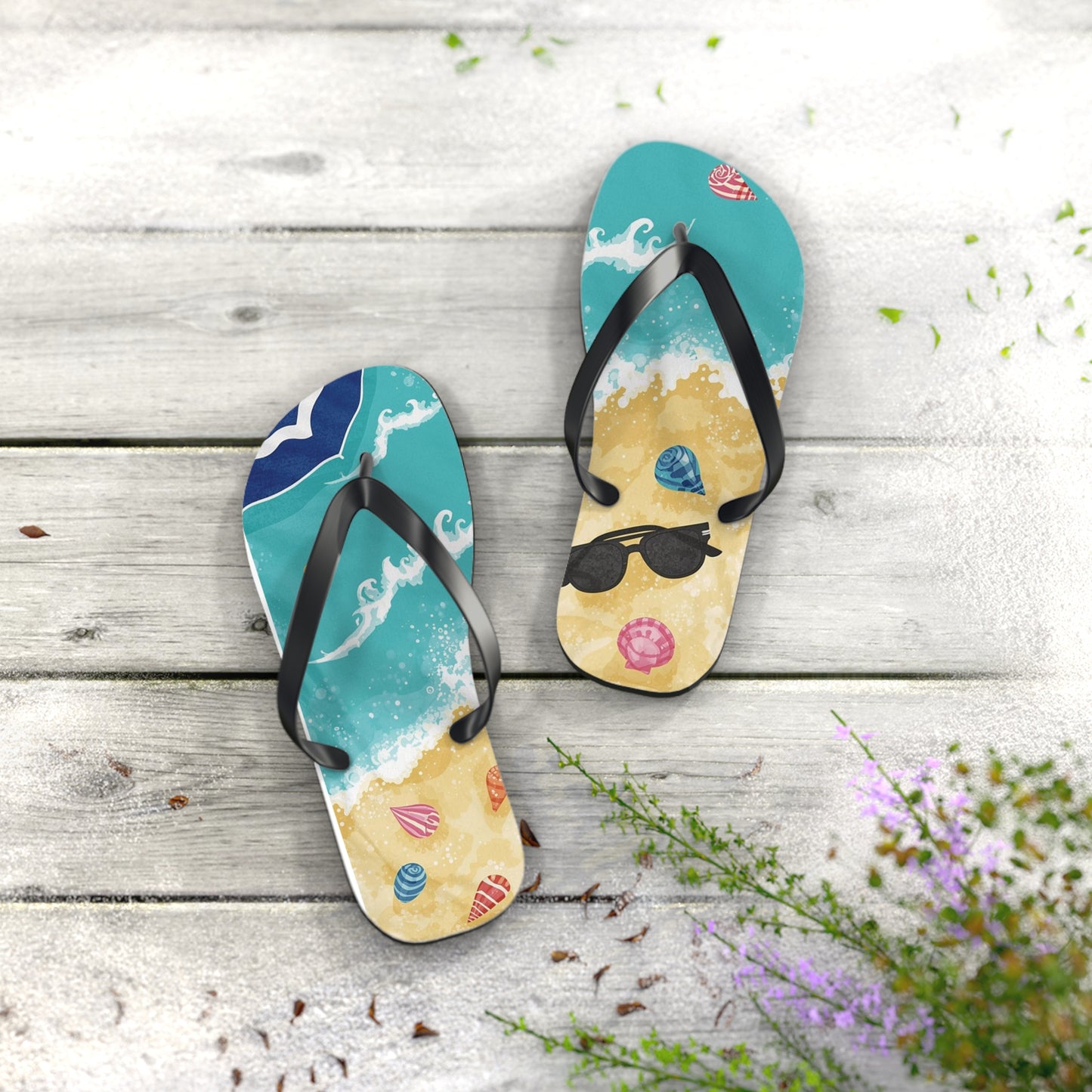 The Shore Beach Flip Flops