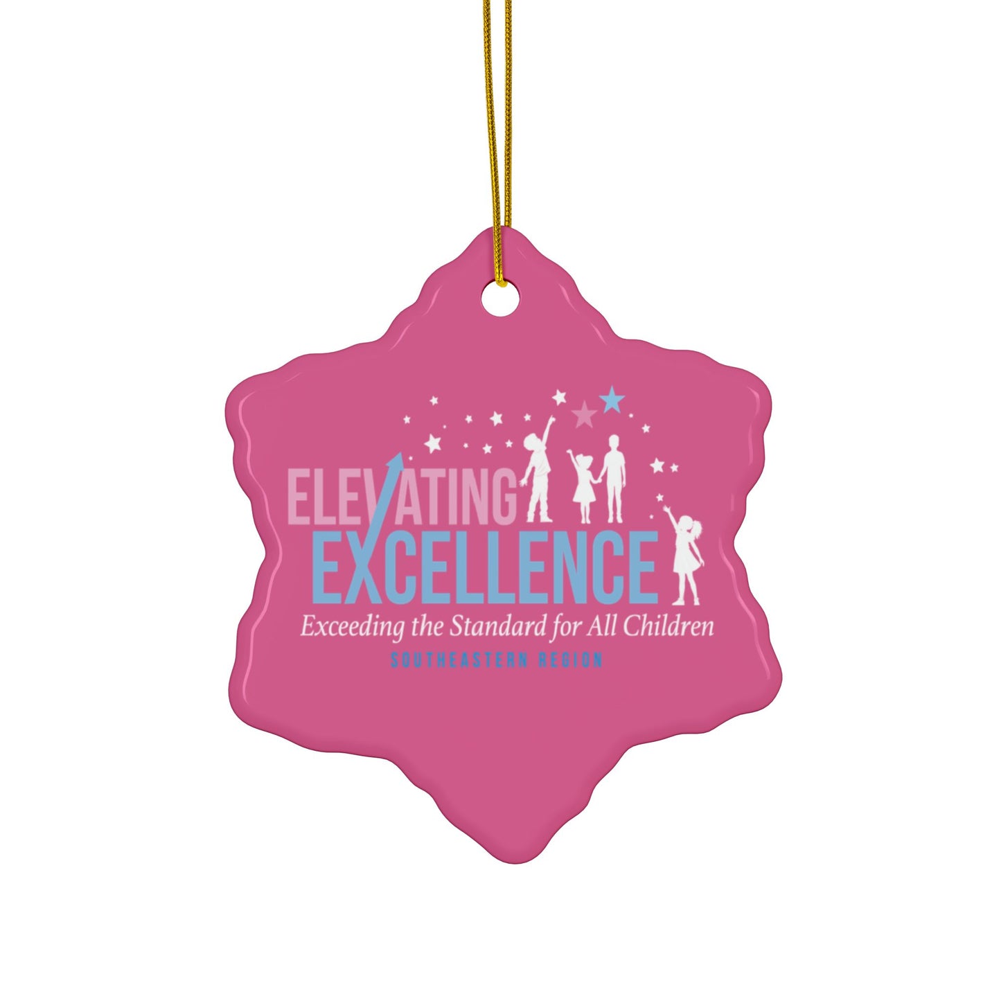 Elevating Excellence Jack and Jill Ceramic Ornament