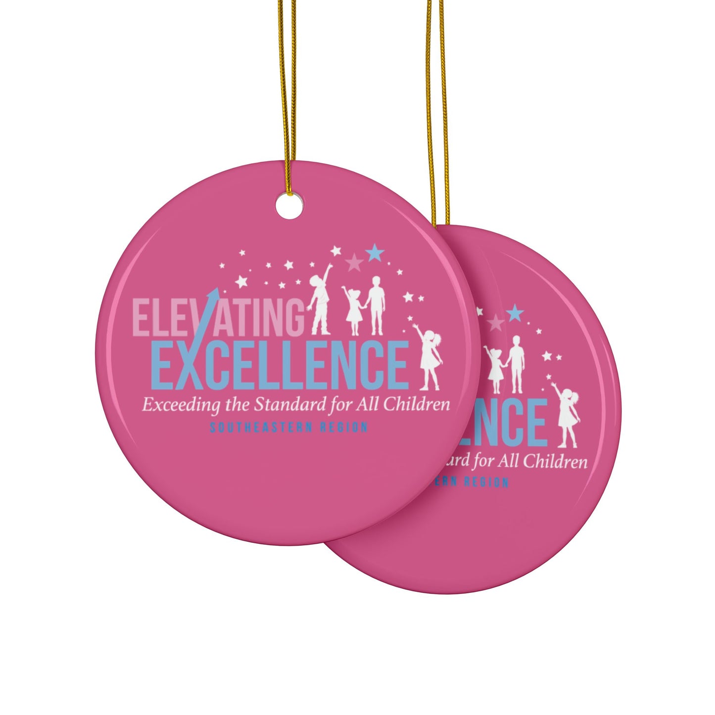 Elevating Excellence Jack and Jill Ceramic Ornament