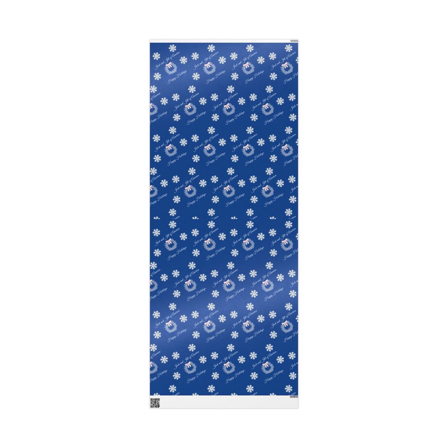 Jack and Jill Happy Holidays Wrapping Paper
