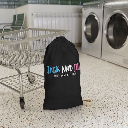 Jack and Jill of America Laundry Bag — Drawstring College Dorm & Travel Dirty Clothes Sack