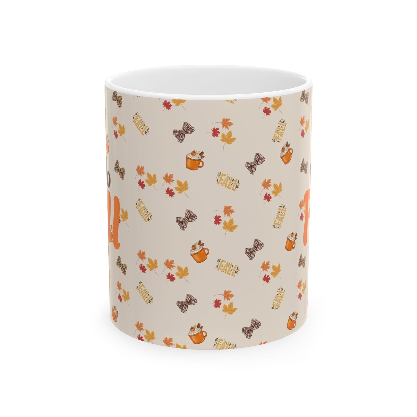 Spiced Fall Ceramic Mug – Cozy Coffee & Tea Cup